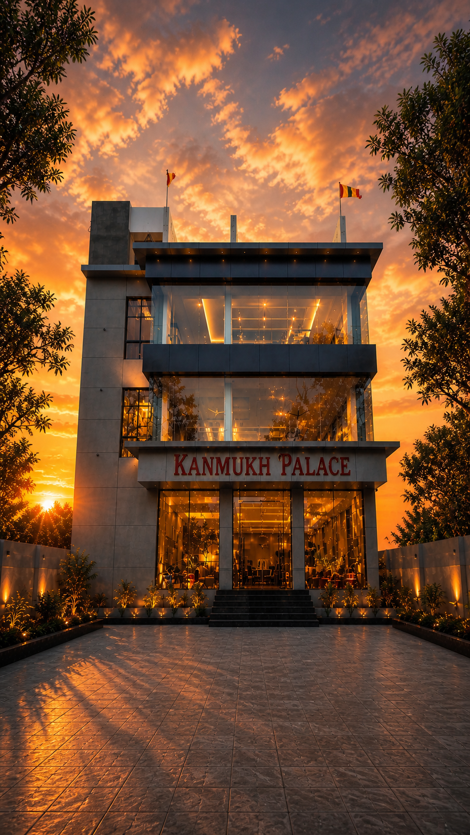 Kanmukh Palace entrance