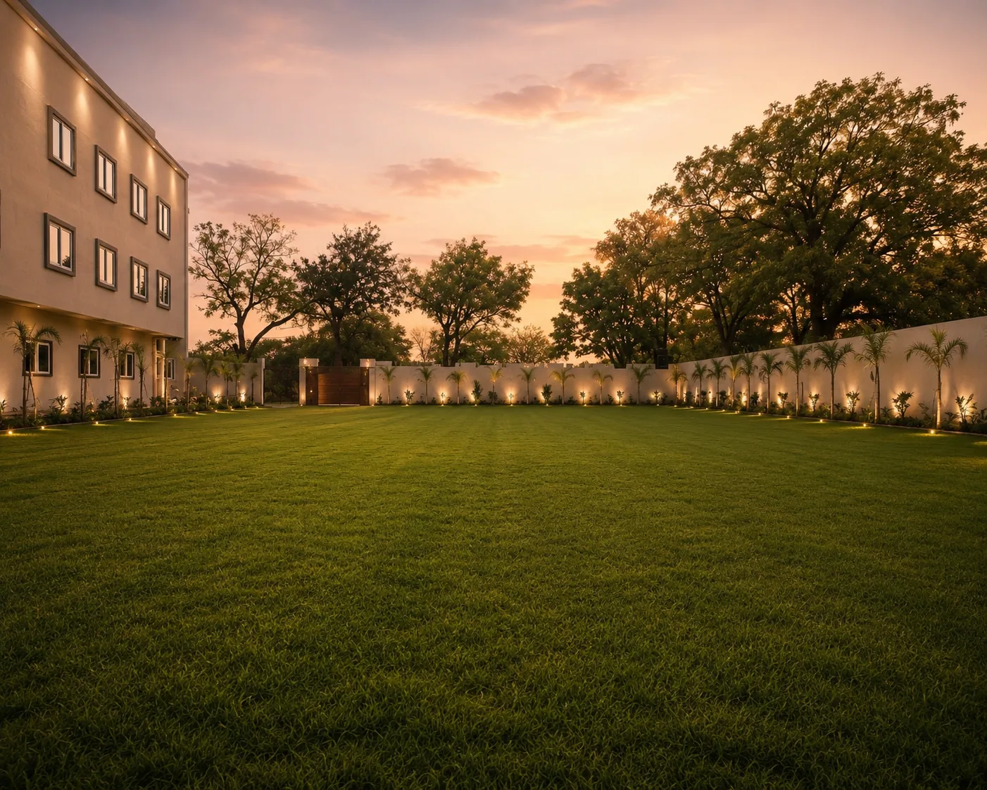 Kanmukh Palace lawns